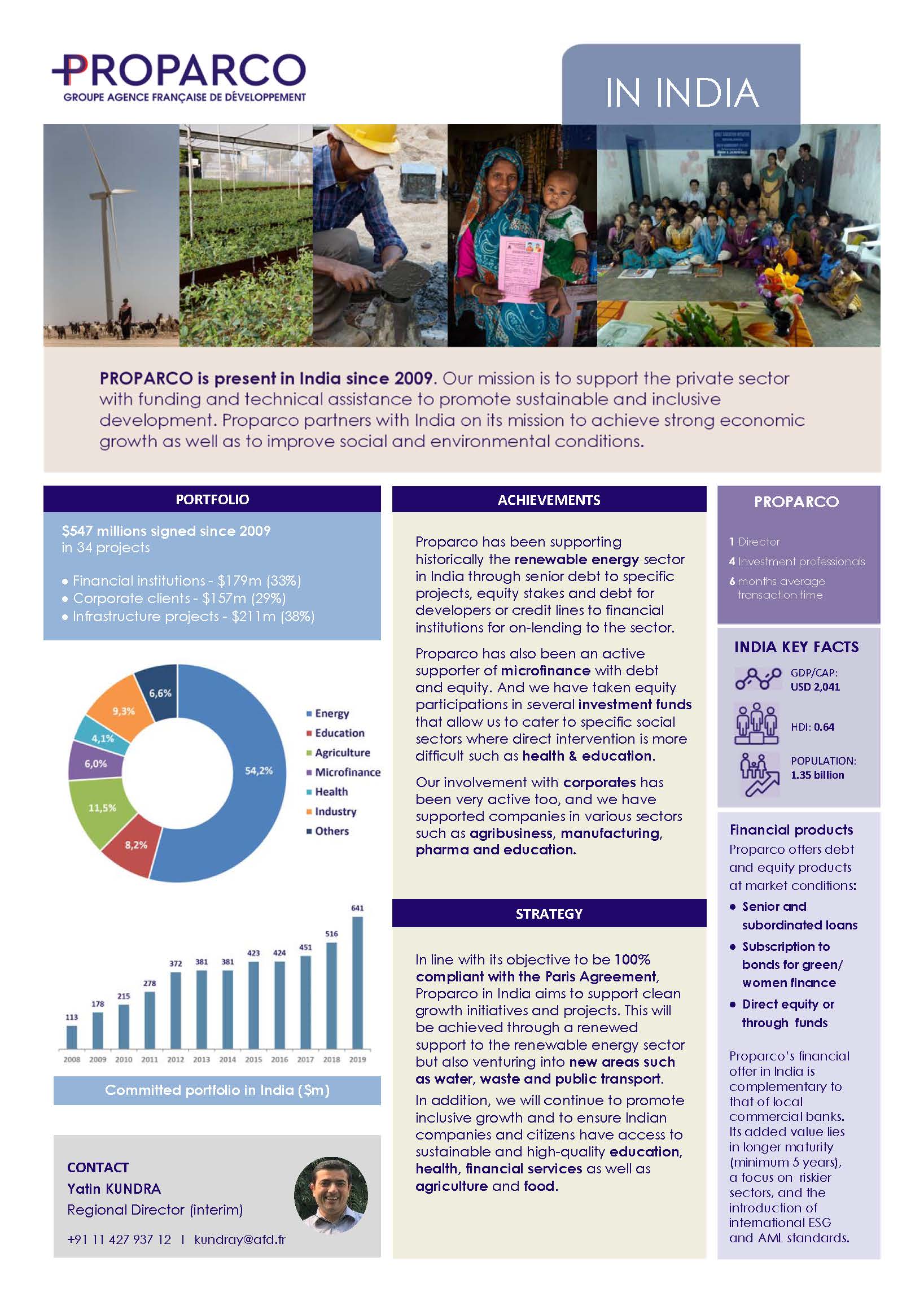 onepager-Proparco in India