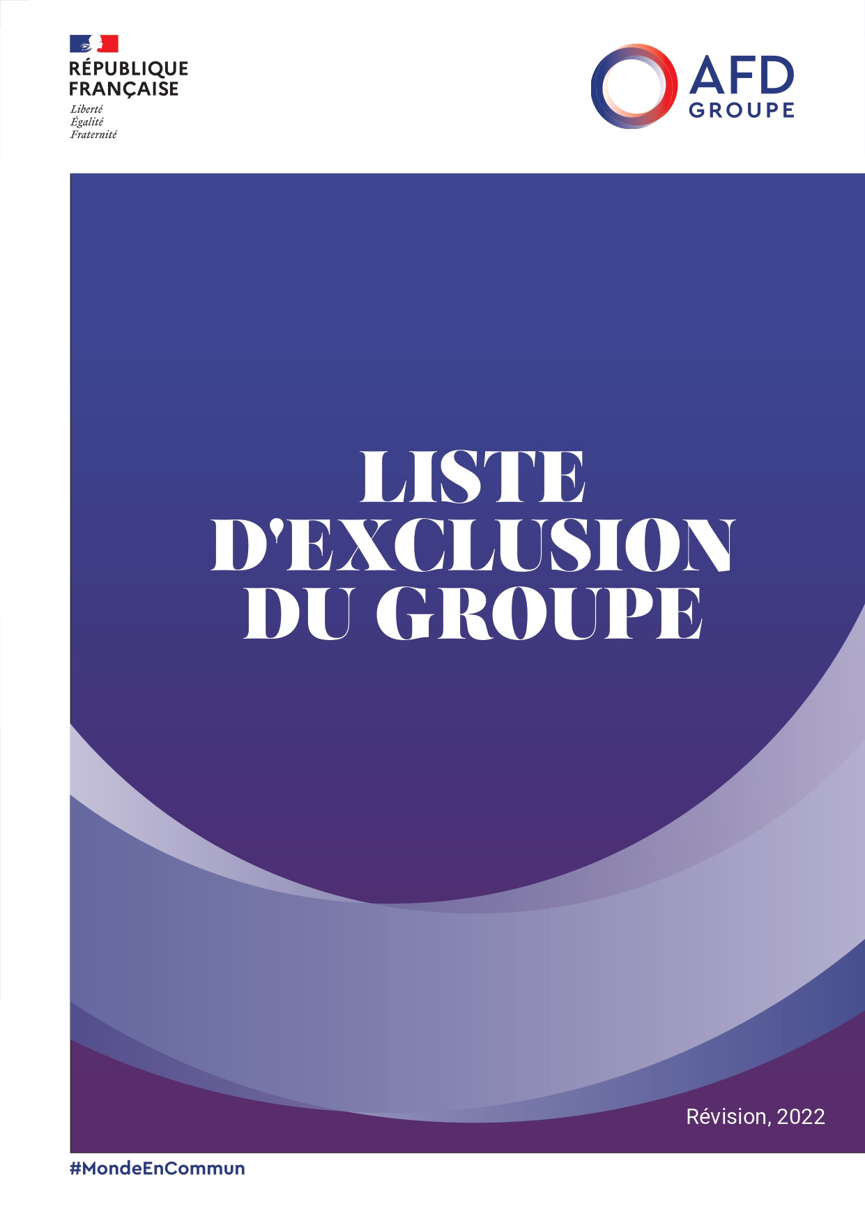 Liste d'exclusion Groupe AFD