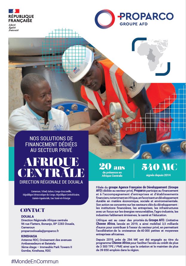 Visuel - Plaquette - Solutions de financement - Afrique centrale