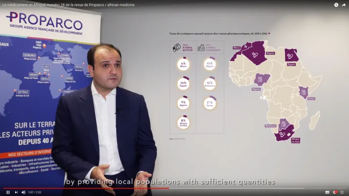 Video - Secteur privé & Industrie pharmaceutique, numéro 28 de la revue de Proparco