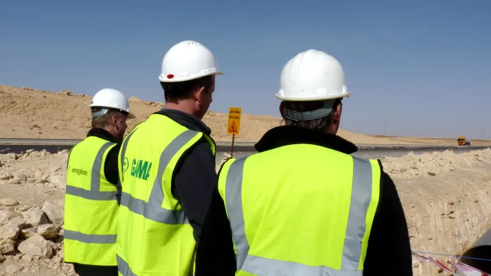 Une centrale photovoltaïque au Nord d'Amman