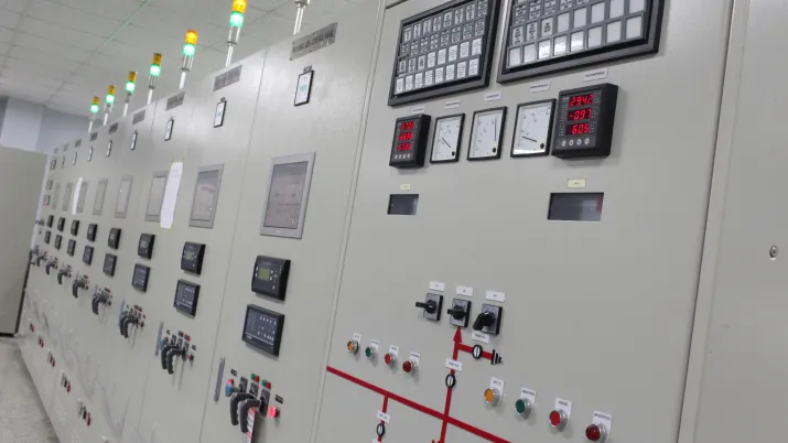 Inside the control room at E-Power plant