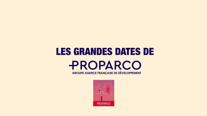 les grandes dates de Proparco