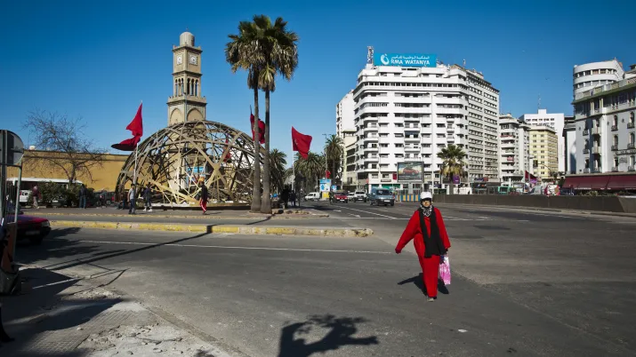 Place des Nations Unies, Casablanca, Maroc