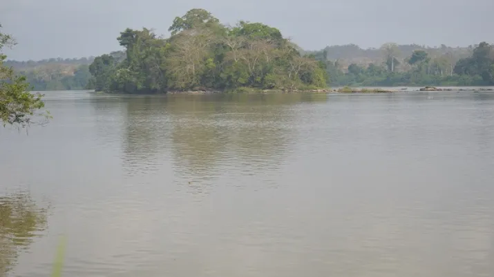 Site barrage Nachtigal, cameroun