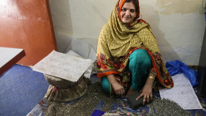 femme, pakistan, microfinance