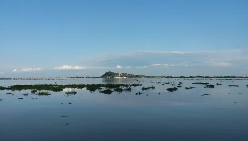 Une vue sur un lac