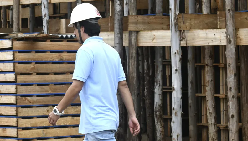 chantier, homme, Brésil