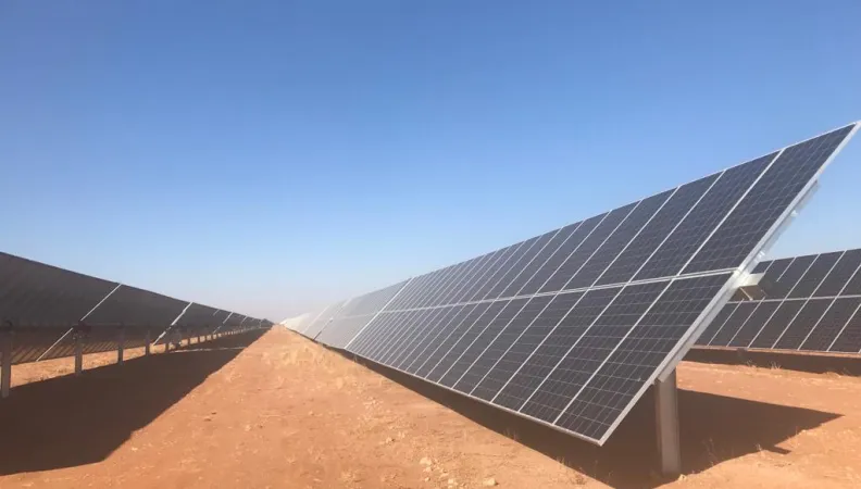 namibie, panneaux solaires, hardap