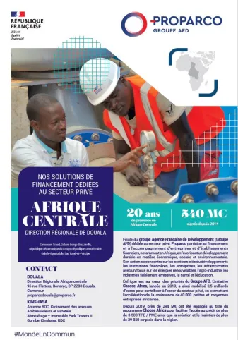 Visuel - Plaquette - Solutions de financement - Afrique centrale