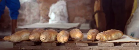 Baguettes boulangerie industrielle Freetown, Sierra Leone